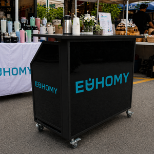 Multipurpose folding <b>bar</b> <b>table</b> Portable trolley <b>bar</b> <b>table</b> Catering <b>bar</b> <b>table</b> Event <b>bar</b> <b>table</b> - Product Image 2
