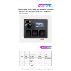 3-Key Wired Custom <strong>Keyboard</strong> Blue Axis Switch Gaming <strong>Keyboard</strong> with Knob Screen Copy Paste Shotcut <strong>Keyboard</strong> - Product Image 6