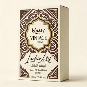 Foldable powder gold perfume gift <b>box</b> with embossed logo and <b>white</b> inserts can be customized as required - Product Image 5