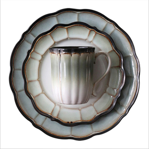Reactiva <span class=keywords><strong>gres</strong></span> Flambed cristal <span class=keywords><strong>vajilla</strong></span> <span class=keywords><strong>de</strong></span> porcelana placa taza tazón <span class=keywords><strong>vajilla</strong></span> - Product Image 1