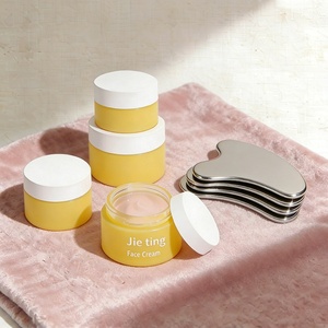 50 ml <b>Empty</b> Frosted Glass Frosted Cosmetic Packaging <b>Jars</b> With Lids for Skincare Face Cream Moisturizer - Product Image 5