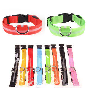 Collares Luminosos <span class=keywords><strong>LED</strong></span> para Perros y Mascotas, Ajustables, de Poliéster, Brillan en la Noche, <span class=keywords><strong>Collar</strong></span> Luminoso Intermitente Seguro para Perros, Gatos y Cachorros - Product Image 3