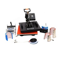Presse à chaleur multifonctionnelle MIDA pour transfert par sublimation sur casquettes, mugs, t-shirts, assiettes, machine combinée 8 en 1