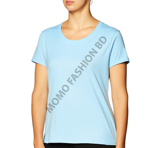 Camisetas Casuales de Algodón para Mujer, Manga Corta, Cuello Redondo, Uso Diario, Ajuste Delgado, Transpirables, Estilo Urbano de Verano - Product Image 4