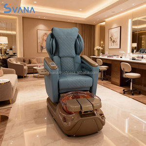 Fauteuil de pédicure spa électrique réglable de luxe sans tuyauterie avec plomberie pour salon de manucure - Product Image 6