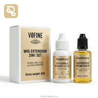 Kit d'installation de perruques Radistuns personnalisé – Colle invisible pour perruques à dentelle, adhésif imperméable à forte tenue, dissolvant de colle à dentelle parfum citron