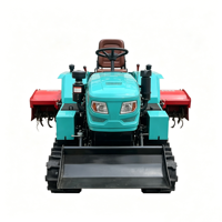 Tractor Agrícola Compacto de 40HP, 3 Cilindros, Caja de Cambios Automática, Enganche de 3 Puntos, Multifuncional, para Pequeñas Granjas y Huertos