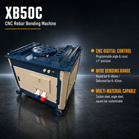 Machine à cintrer les barres d'armature CNC personnalisable XUANHUA OEM, cintreuse électrique 4kW, machine à cintrer les barres d'acier de 6 à 46 mm