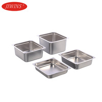 Bestseller JIWINS SS201 Edelstahl Gastronorm Lebensmittelbehälter Dampfgarer-Pfanne für Restaurantbedarf