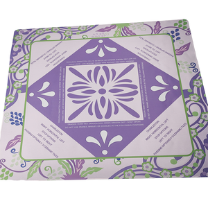 Tapis de Blackjack Américain à Motif Floral Imprimé Antidérapant Résistant à l'Eau Housse de Table Pliable Tissu Durable Soirée <span class=keywords><strong>Poker</strong></span> à Domicile - Product Image 1