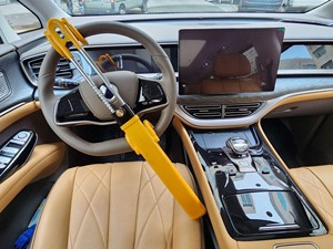 Dispositif de <span class=keywords><strong>voiture</strong></span> personnalisé, portable, à double tuyau, à double crochet, poignée de guidon, <span class=keywords><strong>antivol</strong></span>, pince, verrouillage du <span class=keywords><strong>volant</strong></span> - Product Image 6