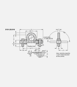 Bloc de levage à anneau de positionnement pour la manutention de moules et matrices lourdes - Product Image 3