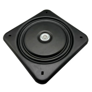 Fauteuil de canapé pivotant à 360 degrés en acier massif avec revêtement en poudre noire, accessoires de quincaillerie pour fauteuil de jeu, pivot complet à billes de 10 pouces - Product Image 5
