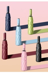 YB couleur correspondant dix os entièrement automatique <span class=keywords><strong>parapluie</strong></span> Protection solaire ensoleillé <span class=keywords><strong>parapluie</strong></span> hommes affaires couleur unie <span class=keywords><strong>parapluie</strong></span> - Product Image 4