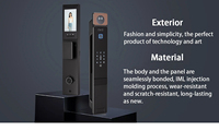 Serrure de porte intelligente 2026 avec reconnaissance faciale 3D et empreinte digitale, caméra pour porte en aluminium, interphone vidéo domestique, application Tuya Smart Life Cloud