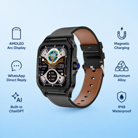 Jam Tangan Pintar AI Voice: Layar AMOLED Lengkung 1,78 Inci, Tahan Air IP68, Pesan Dual-Ready, Kesehatan 24 Jam, Baterai 5-7 Hari, NFC, OEM ODM