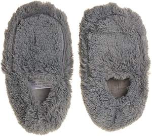 <span class=keywords><strong>Zapatillas</strong></span> de invierno cálidas y transpirables con logo personalizado, para mujer, con relleno de granos, peludas, suaves, <span class=keywords><strong>microondas</strong></span> - Product Image 4