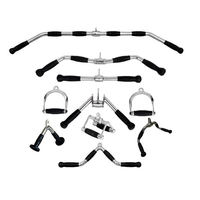 TOPTONS Accesorios de Gimnasio: Barra de Agarre para Polea, Barra de Tensión para Entrenamiento de Fuerza