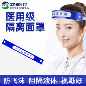 Protector facial transparente antipartículas con banda para la cabeza de 0.27 mm de grosor para hospitales y lugares públicos - Product Image 4