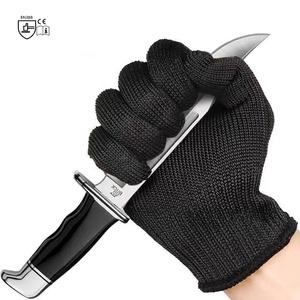 Gants anti-coupure en fil d'acier de qualité 5 Gants de sécurité au travail Anti-coupure multi-usages - Product Image 1