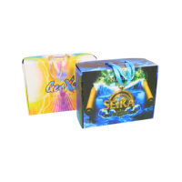 Caja de Regalo de Cartón Plegable Reciclable con Logotipo Personalizado, Caja de Envío de Lujo para Productos de Cuidado de la Piel con Impresión UV y Asa de Carnaval