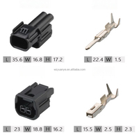 Connecteur étanche à 2 broches HX 6189-7408/6181-6851, prise de faisceau pour phares et feux antibrouillard LED Civic Accord