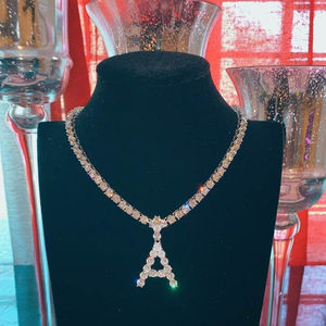 Personalizzato hip hop ciondoli di diamanti personalizzato iniziale nome arabo della collana commercio all'ingrosso dei monili - Product Image 1