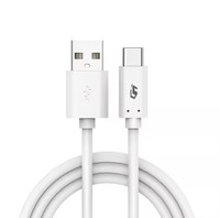 Kabel USB Type-C INNOPRO 1.5M PVC 3A Pengisian Cepat Transfer Data Berlapis Kawat Pelindung Konduktor Tembaga Murni untuk Komputer dan Earphone