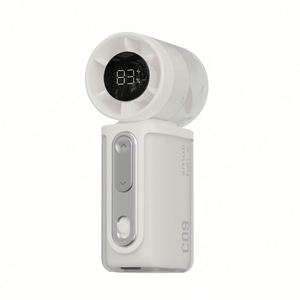Mini ventilateur électrique portatif haute vitesse avec batterie 3000 mAh et écran LED pour utilisation en voiture - Product Image 3
