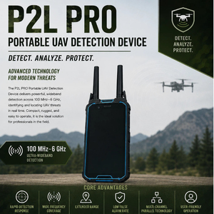 Dispositif de détection de drones portable à bande ultra-large <span class=keywords><strong>P2L</strong></span> PRO - Product Image 1