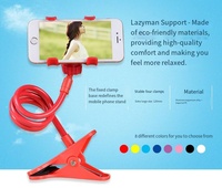 Soporte de Plástico para Teléfono Móvil, Venta Directa de Fábrica, para Escritorio y Mesita de Noche, Origen China, Embalaje en Caja de Color