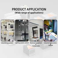 CNTD CME4-4S2R Four Channel Modular Digital Temperature Control Instrument AC100-240V 50Hz Solid State SSR OEM/ODM Plastic