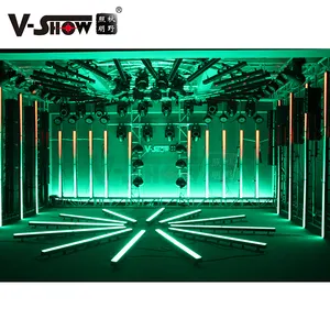 V-Show LED Strobe Light Happy Running Water + Flashing Strobe 1296pcs*0.5W RGBW 4in1 SMD DJ Equipment