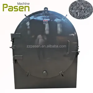 Factory Price Wood Sawdust Briquette Machine Horizontal Airflow Carbonization Furnace Waste Wood Kiln Oven For Charcoal