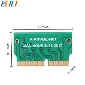 12 + 16Pin интерфейс к M.2 NGFF ключ-M PCI-E NVME SSD адаптер карты для 2013 2014 2015 2016 2017 MacLaptop Air Pro в наличии - Product Image 5