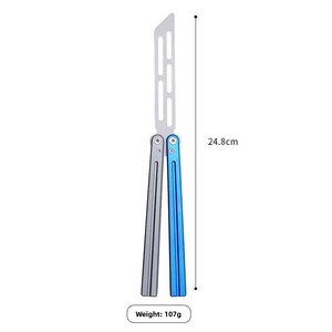 Boutique Aluminum Alloy Folding Toy 25cm Stress Relief <strong>Wrist</strong> Exercise Playing No <strong>Blade</strong> Heaven Earth Box Packaging OEM - Product Image 3
