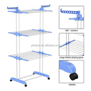 Séchoir à <span class=keywords><strong>linge</strong></span> pliable à 3 niveaux réglable, support <span class=keywords><strong>de</strong></span> séchage pour vêtements, séchoir à <span class=keywords><strong>linge</strong></span> - Product Image 3