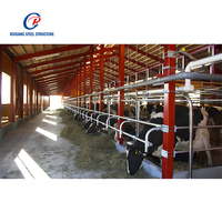 S-Business Farm Maison de moutons Étable à chèvres Structure en acier préfabriquée Hangar d'élevage de vaches