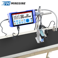 Impresora automática de inyección de tinta Tij 2,5, línea de producción de plástico y metal, fecha de caducidad, máquina de impresión TIJ