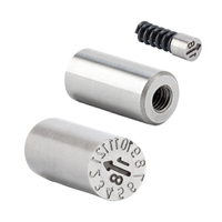 Moule à dateurisation métrique trempé, conforme à la norme russe GOST, résistant aux basses températures, en acier SUS420/H13, dureté 48-54 HRC, insert de moule