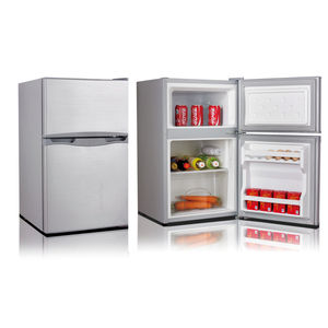 Energy Saving Double Door Factory 85L 12V 24V WITH ADAPTER Solar Fridge Freezer <b>Refrigerator</b> Home <b>Refrigerator</b> Home <b>Refrigerator</b> - Product Image 1