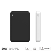 Batterie externe semi-solide NITIKA 10000mAh 20W PD, chargeur portable à double port à charge rapide, certifié 3C, PSE et CE