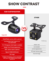 Wemaer geri görüş kamerası oto elektronik gece görüş park yardım sistemi kam Mini Hd 1080P 170 geniş açı geri araba kamera