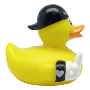 Vịt bạn cao su vịt ngón giữa nhựa đồ chơi bồn tắm đua Ducky số lượng lớn bồn tắm Squeaky Bath Bath đồ chơi - Product Image 5