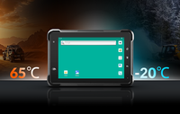 Tablette PC industrielle robuste Android 7 pouces 1000 Nits 4+64 Go avec caméra AHD, RS232, CANBus et détection d'angle mort pour chariot élévateur