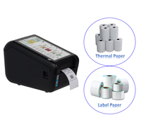 Impresora de Etiquetas Térmicas Directas SUNSON, 100 mm/s, 203 dpi, Multi-Interfaz, para Impresión de Códigos de Barras y Recibos, Máquina POS de Escritorio, en Stock