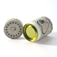 Tube d'emballage en papier kraft de qualité alimentaire recyclable pour pizza, gâteaux, aliments pour animaux – Taille personnalisable, adapté aux aliments lyophilisés pour chats