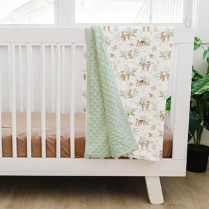 <span class=keywords><strong>Couverture</strong></span> en minky super douce 30*40 pour nouveau-nés, garçons et filles, jetés de <span class=keywords><strong>lit</strong></span> en coton mousseline tricoté, motif de feuilles, points sur le devant, polaire - Product Image 4