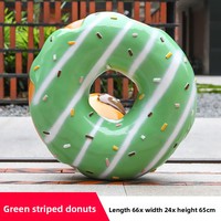 Décorations d'entrée pour pâtisserie : Donuts et cornets de glace simulés, modèles de dessins animés d'extérieur, sculptures en fibre de verre pour centre commercial