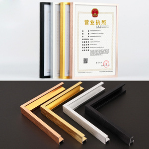 Cadre en alliage d'aluminium en métal argenté en gros de haute qualité cadre en toile tendue carrée moderne <span class=keywords><strong>pour</strong></span> peinture à l'huile d'impression numérique - Product Image 3